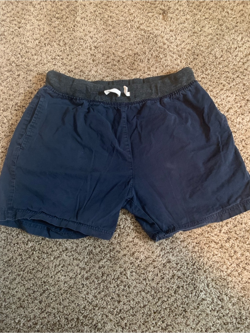 chubbies Navy Drawstring Elastic-Waist Athletic Shorts